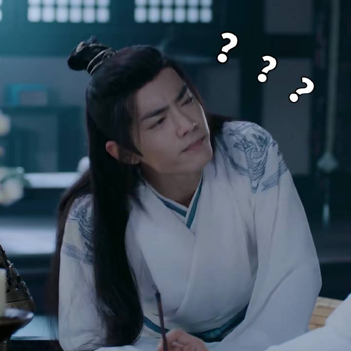 疑惑 问号表情包（陈情令）爱斗图gif搞笑图片