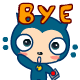 BYE爱斗图gif搞笑图片