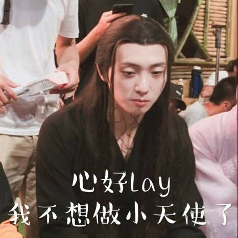 心好 lay，我不想做小天使了（陈情令）爱斗图gif搞笑图片