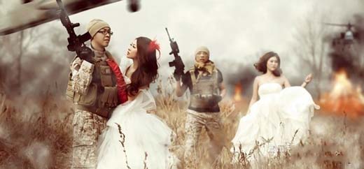 战火中的婚纱照搞笑图吧gif搞笑图片