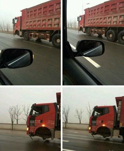 牛X的货车司机搞笑图吧gif搞笑图片