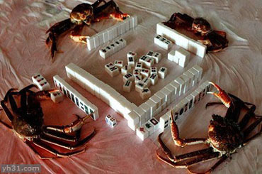 螃蟹先生们的麻将比赛搞笑图吧gif搞笑图片