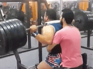 什么破健身房，健身设备都不能满足我搞笑图吧gif搞笑图片