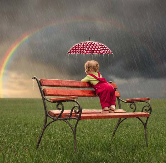 欣赏美丽的彩虹中呢搞笑图吧gif搞笑图片