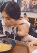 麻麻，俺也想尝尝味道搞笑图吧gif搞笑图片