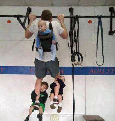 运动型老板是这样带孩子的搞笑图吧gif搞笑图片