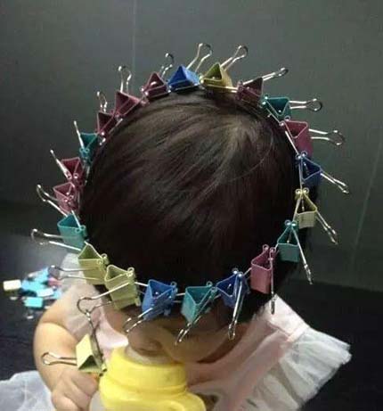 小朋友的五彩头环真好看搞笑图吧gif搞笑图片