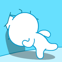 用头把墙撞穿可爱趣图gif搞笑图片