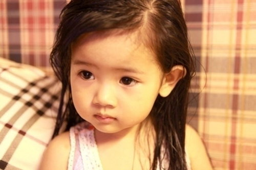 妈妈说女孩子要留长头发才好看可爱趣图gif搞笑图片