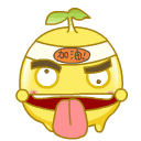 伸出长长的舌头玩一下可爱趣图gif搞笑图片