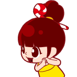 调皮的洛宝贝女生可爱趣图gif搞笑图片