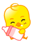 爱奶瓶的鸡仔可爱趣图gif搞笑图片