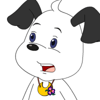 可爱月亮小狗可爱趣图gif搞笑图片