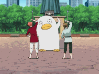 跟着我一起扭扭腰可爱趣图gif搞笑图片