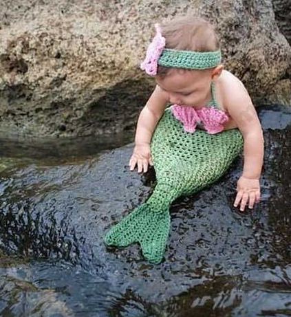 我是一条小小的美人鱼可爱趣图gif搞笑图片