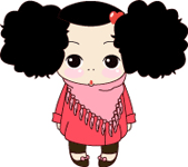 可爱的迷糊娃娃可爱趣图gif搞笑图片