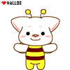 我是快乐的小蜜蜂可爱趣图gif搞笑图片