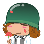 女版炮炮兵可爱趣图gif搞笑图片