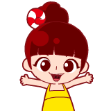 洛宝贝苦瓜脸变笑脸可爱趣图gif搞笑图片