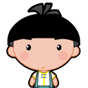 双手外摆，无所谓啦可爱趣图gif搞笑图片