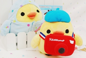 两只可爱的玩具鸭可爱趣图gif搞笑图片