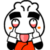 做鬼脸的包子头可爱趣图gif搞笑图片