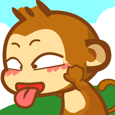 嘻哈猴的大鬼脸可爱趣图gif搞笑图片