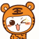 调皮的小虎仔可爱趣图gif搞笑图片