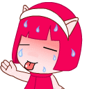 热啊热啊，真是热死人了可爱趣图gif搞笑图片