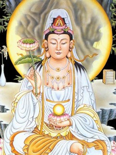 观音在此，快快下跪可爱趣图gif搞笑图片