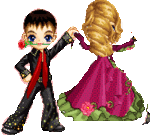 漂亮的卡通情侣舞可爱趣图gif搞笑图片