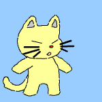 做鬼脸的小猫可爱趣图gif搞笑图片