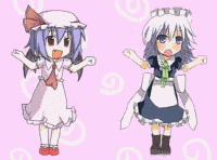 欢乐跳舞的卡通娃娃可爱趣图gif搞笑图片