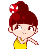 做手势的洛宝贝可爱趣图gif搞笑图片