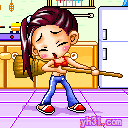 跳舞热情无处不在可爱趣图gif搞笑图片