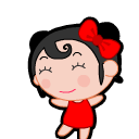 跳舞做运动的细妹可爱趣图gif搞笑图片