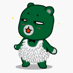 摇动身体的哎呦熊可爱趣图gif搞笑图片