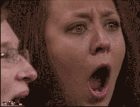 万分惊讶的神情可爱趣图gif搞笑图片