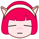 囧脸的袜袜女生可爱趣图gif搞笑图片