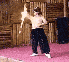 火鸡面？爆笑gif搞笑图片