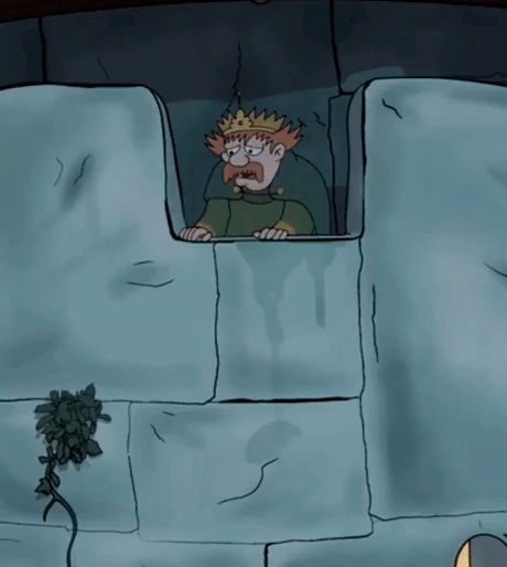 看吧，这么大块金子掉了……爆笑gif搞笑图片