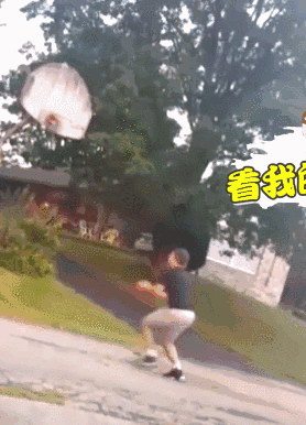 不是什么篮都可以扣的！爆笑gif搞笑图片