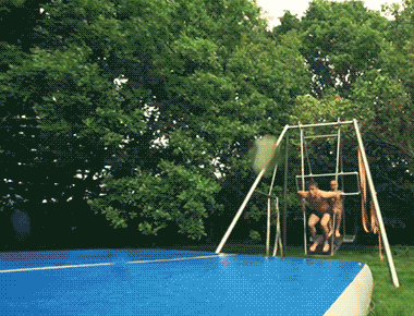 这动作一气呵成啊爆笑gif搞笑图片