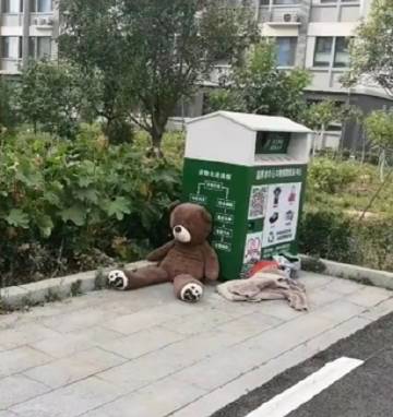 被遗弃的小熊，逐渐开始进化爆笑gif搞笑图片