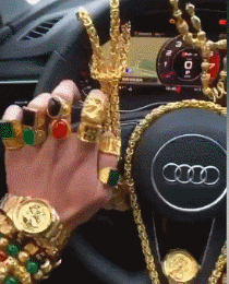 土豪的标志爆笑gif搞笑图片