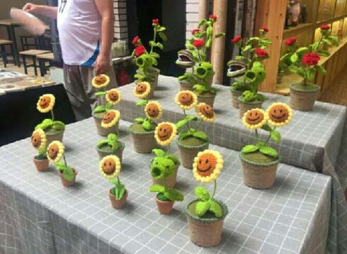 可爱个性向日葵搞笑玩具图片爆笑gif搞笑图片