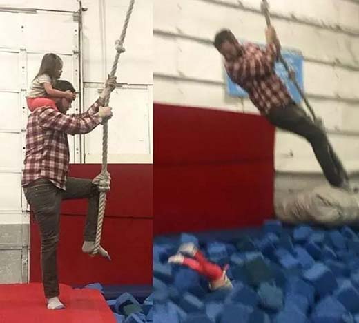 爸爸带孩子搞笑图片爆笑gif搞笑图片