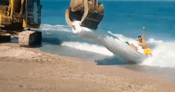 挖掘机的搞笑动图爆笑gif搞笑图片