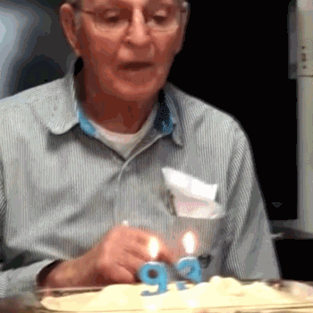老爷爷过生日的搞笑gif图爆笑gif搞笑图片
