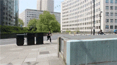 极限运动跑酷装逼失败的搞笑GIF动图爆笑gif搞笑图片